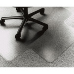 AbilityOne 7220013053062, SKILCRAFT Heavy-Duty Chair Mat, Plush-to-High Pile Carpet, 45 x 53, Clear View Product Image