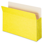 Smead Colored File Pockets, 3.5" Expansion, Legal Size, Yellow View Product Image