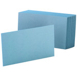 Oxford Unruled Index Cards, 4 x 6, Blue, 100/Pack View Product Image