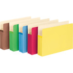 Smead Colored File Pockets, 3.5" Expansion, Legal Size, Assorted, 5/Pack View Product Image