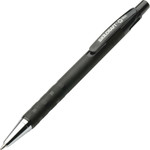 AbilityOne 7520013687771 SKILCRAFT Rubberized Retractable Ballpoint Pen, 1mm, Black Ink/Barrel, Dozen View Product Image