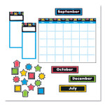 TREND Bold Strokes Wipe-Off Calendar Bulletin Board Set, Assorted, 18" x 26.5" View Product Image