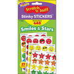 TREND Stinky Stickers Variety Pack, Smiles and Stars, 648/Pack View Product Image