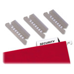 AbilityOne 7510013750502 SKILCRAFT Tabs for Hanging File Folders, 1/5-Cut Tabs, Clear, 2" Wide, 25/Pack View Product Image