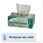 AbilityOne 8105013994791, Heavy-Duty Shredder Bags, 20 gal Capacity, 100/BX View Product Image