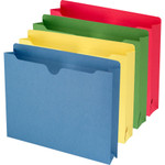 Smead Colored File Jackets with Reinforced Double-Ply Tab, Straight Tab, Letter Size, Assorted Colors, 50/Box View Product Image