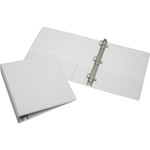 AbilityOne 7510013856711 SKILCRAFT Slant D-Ring View Binder, 3 Rings, 1.5" Capacity, 11 x 8.5, White View Product Image