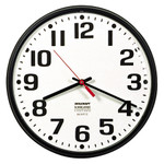 AbilityOne 6645013897944 SKILCRAFT Slimline Quartz Wall Clock, 12.75" Overall Diameter, Black Case, 1 AA (sold separately) View Product Image