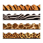 TREND Terrific Trimmers Print Board Trim, 2 1/4" x 156 ft, Animal Prints, Assorted View Product Image