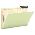 Smead Pressboard Mortgage Folders, 8 Dividers, Legal Size, Green, 10/Box View Product Image