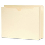 Smead Heavyweight End Tab File Jacket with 2" Expansion, Straight Tab, Letter Size, Manila, 25/Box View Product Image