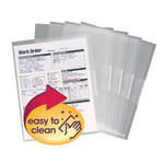 Smead Poly Translucent Project Jackets, Letter Size, Clear, 5/Pack View Product Image