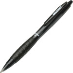 AbilityOne 7520014457233 SKILCRAFT VISTA Retractable Ballpoint Pen, 0.7mm, Black Ink, Smoke Barrel, Dozen View Product Image
