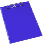 AbilityOne 7520014393391 SKILCRAFT Recycled Plastic Clipboard, 4" Wire Spring Clip, 9" x 12" View Product Image
