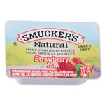Smucker's Smuckers 1/2 Ounce Natural Jam, 0.5 oz Container, Strawberry, 200/Carton View Product Image