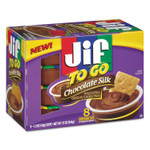 Jif To Go Spreads, Chocolate Silk, 1.5 oz Cup, 8/Box View Product Image
