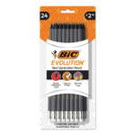 BIC Evolution Pencil, HB (#2), Black Lead, Gray Barrel, 24/Pack View Product Image
