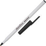 AbilityOne 7520014845267 SKILCRAFT AlphaBasic Stick Ballpoint Pen, 1mm, Black Ink, White Barrel, Dozen View Product Image