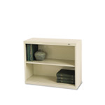 Tennsco Metal Bookcase, Two-Shelf, 34-1/2w x 13-1/2d x 28h, Putty View Product Image