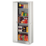 Tennsco 78" High Deluxe Cabinet, 36w x 24d x 78h, Light Gray View Product Image