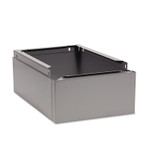 Tennsco Optional Locker Base, 12w x 18d x 6h, Medium Gray View Product Image