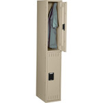 Tennsco Double Tier Locker, Single Stack, 12w x 18d x 72h, Sand View Product Image