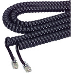 Softalk Twisstop Detangler with Coiled, 25-Foot Phone Cord, Black View Product Image