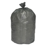 AbilityOne 8105015171364, SKILCRAFT Trash Can Liner Linear Low Density Coreless Rolls, 60 gal, 1 mil, 38" x 58", Gray, 100/Box View Product Image