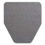 TOLCO Komodo Urinal Mat, 18 x 20, Gray, 6/Carton View Product Image