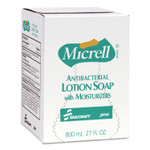 AbilityOne 8520015220829, SKILCRAFT, GOJO Antibacterial Lotion Soap, Floral, 800 mL Refill, 12/Carton View Product Image