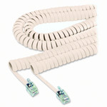 Softalk Coiled Phone Cord, Plug/Plug, 25 ft., Beige View Product Image