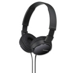 Sony ZX Series Stereo Headphones, Black View Product Image