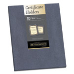 Southworth Certificate Holder, Gray, 105lb Linen Stock, 12 x 9 1/2, 10/Pack View Product Image
