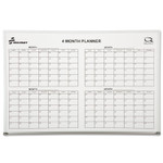 AbilityOne 7110015550295 SKILCRAFT Quartet 4-Month Cubicle Calendar Board, 24 x 36 View Product Image