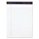 Ampad Gold Fibre Writing Pads, Wide/Legal Rule, 8.5 x 11.75, White, 50 Sheets, 4/Pack View Product Image