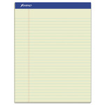 Ampad Pastel Writing Pads, Wide/Legal Rule, 8.5 x 11.75, Green Tint, 50 Sheets, Dozen View Product Image