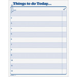 TOPS "Things To Do Today" Daily Agenda Pad, 8 1/2 x 11, 100 Forms View Product Image