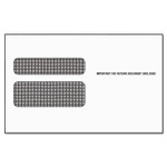 TOPS W-2 Laser Double Window Envelope, Commercial Flap, Gummed Closure, 5.63 x 9, White, 50/Pack View Product Image