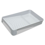 AbilityOne 8020015964243 SKILCRAFT 1-Quart Paint Tray, Polypropylene, 11 x 2 1/2 x 17, Gray View Product Image