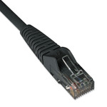 Tripp Lite Cat6 Gigabit Snagless Molded Patch Cable, RJ45 (M/M), 1 ft., Black View Product Image