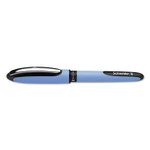 Stride Schneider One Hybrid Stick Roller Ball Pen, 0.5mm, Black Ink, Blue Barrel, 10/Box View Product Image