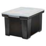 Storex Letter/Legal Tote Storage Box View Product Image