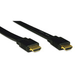 Tripp Lite High Speed HDMI Flat Cable, Ultra HD 4K, Digital Video with Audio (M/M), 6 ft. View Product Image