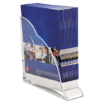 Swingline Stratus Acrylic Magazine Rack, 3 1/2 x 10 1/4 x 10 1/2, Clear View Product Image