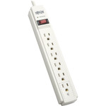 Tripp Lite Protect It! Surge Protector, 6 Outlets, 6 ft Cord, 790 Joules, Light Gray View Product Image