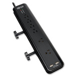 Tripp Lite Protect It! Clamp-Mount Surge Protector, 6 Outlets/2 USB, 6 ft Cord, 2100 J View Product Image