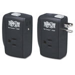 Tripp Lite Protect It! Portable Surge Protector, 2 Outlets, Direct Plug-In, 1050 Joules View Product Image