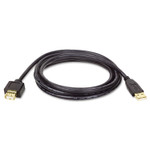 Tripp Lite USB 2.0 A Extension Cable (M/F), 6 ft., Black View Product Image