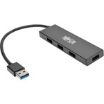 Tripp Lite Ultra-Slim Portable USB 3.0 SuperSpeed Hub, 4 Ports, Black View Product Image