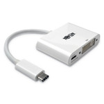 Tripp Lite USB 3.1 Gen 1 USB-C to DVI Adapter, USB-C PD Charging Port View Product Image